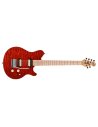 STERLING BY MUSIC MAN AX3-TRD CHIT. ELETTRICA TRASPARENT RED