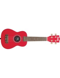 Kala UK-CHERRYBOMB - \'\'Solid Color\'\' - ukulele soprano Cherrybomb - rosso - c/borsa