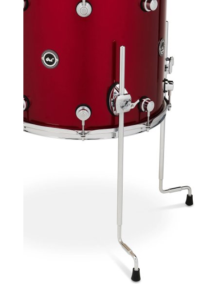 DWe 4-PIECE DRUM KIT Black Cherry Metallic