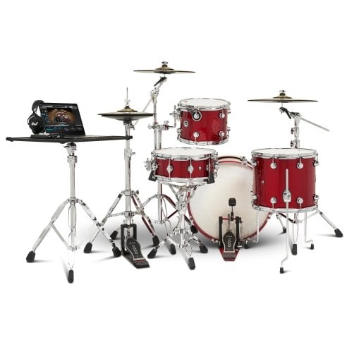 DWe 4-PIECE DRUM KIT Black Cherry Metallic