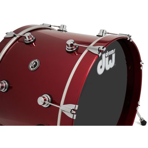 DWe 4-PIECE DRUM KIT Black Cherry Metallic