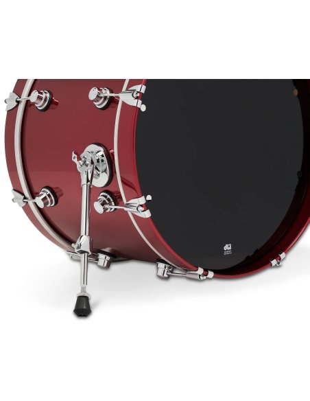 DWe 4-PIECE DRUM KIT Black Cherry Metallic