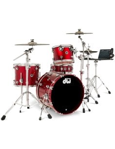 DWe 4-PIECE DRUM KIT Black Cherry Metallic