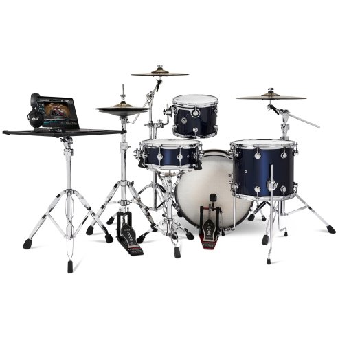 Dwe 4-PIECE DRUM KIT Midnight Blue Metallic