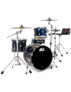 Dwe 4-PIECE DRUM KIT Midnight Blue Metallic