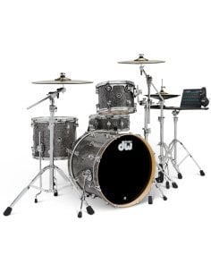 Dwe 4-PIECE DRUM KIT Black Galaxy