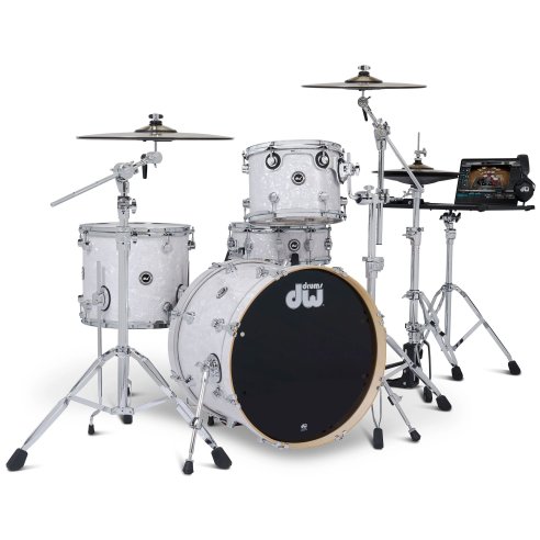 Dwe 4-PIECE DRUM KIT White Marine Pearl