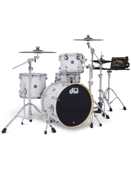 Dwe 4-PIECE DRUM KIT White Marine Pearl