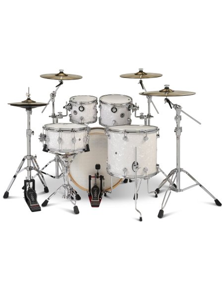 Dwe 5-PIECE DRUM KIT White Marine Pearl