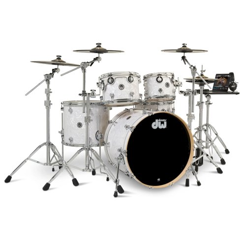 Dwe 5-PIECE DRUM KIT White Marine Pearl
