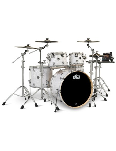 Dwe 5-PIECE DRUM KIT White Marine Pearl