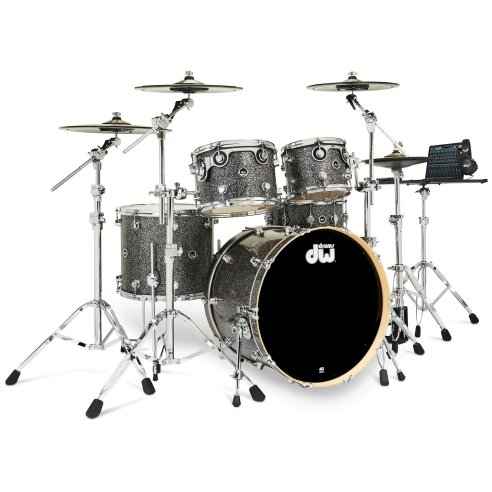 Dwe 5-PIECE DRUM KIT Black Galaxy