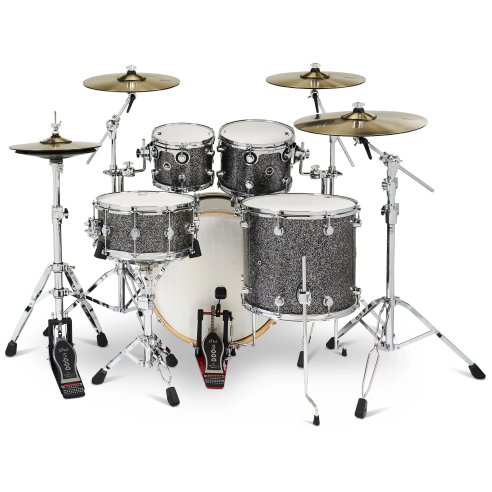 Dwe 5-PIECE DRUM KIT Black Galaxy