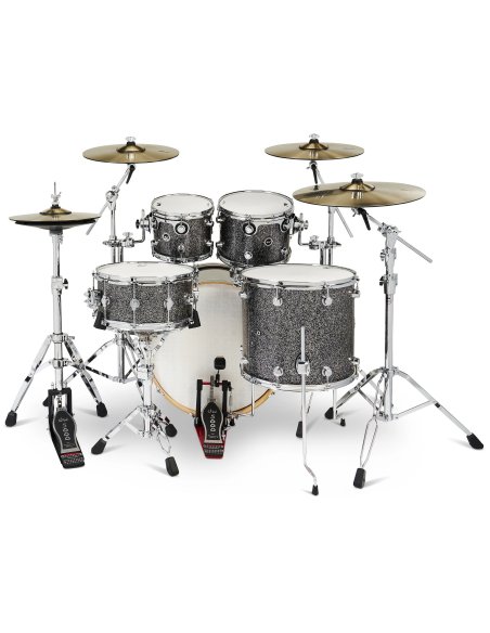 Dwe 5-PIECE DRUM KIT Black Galaxy