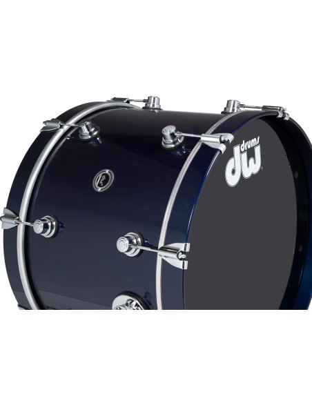 Dwe 5-PIECE DRUM KIT Midnight Blue Metallic