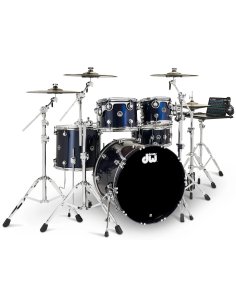 Dwe 5-PIECE DRUM KIT Midnight Blue Metallic