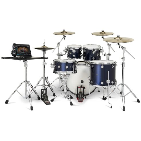 Dwe 5-PIECE DRUM KIT Midnight Blue Metallic