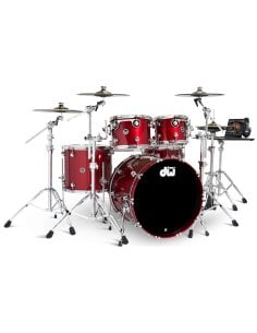 Dwe 5-PIECE DRUM KIT Black Cherry Metallic