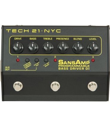 TECH 21 SANSAMP PROGRAMMABLE BASS DRIVER DI