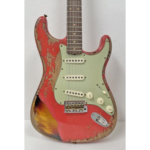 FENDER LTD 61 STRAT SUPER HEAVY RELIC FIESTA...