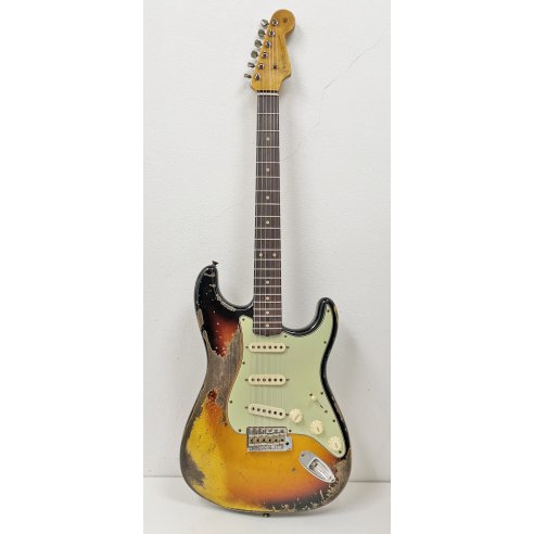 FENDER LTD 61 STRAT SUPER HEAVY RELIC SUPER FADED 3TSB