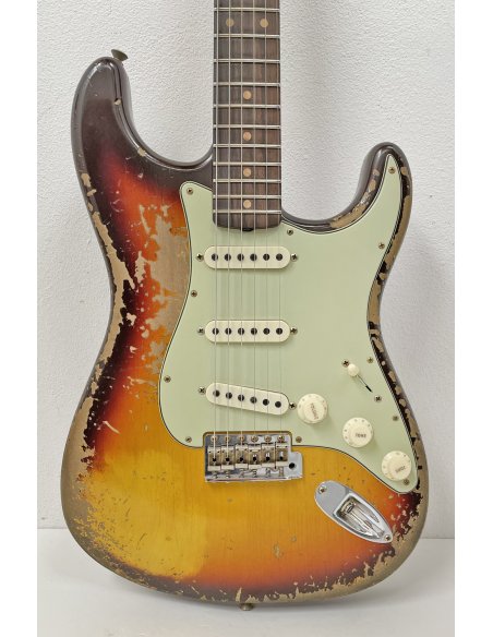 FENDER LTD 59 STRAT SUPER HEAVY RELIC FADED 3TSB