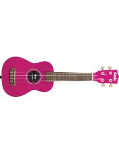 Kala UK-DRAGONFRUIT - \'\'Solid Color\'\' - ukulele soprano Dragonfruit - fucsia - c/borsa