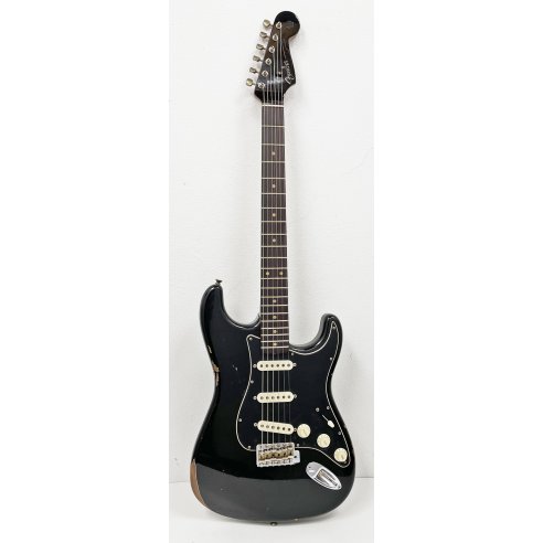 FENDER LTD ROASTED DUAL MAG II STRAT RELIC AGED BLACK