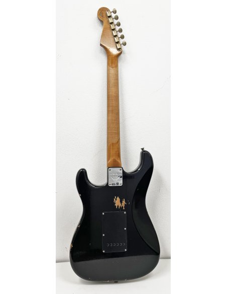 FENDER LTD ROASTED DUAL MAG II STRAT RELIC AGED BLACK