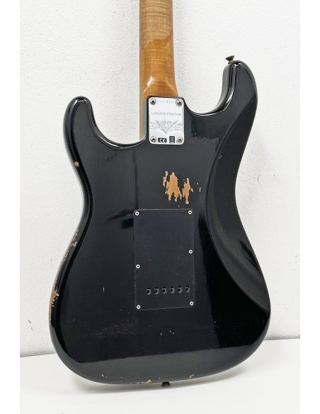 FENDER LTD ROASTED DUAL MAG II STRAT RELIC AGED BLACK
