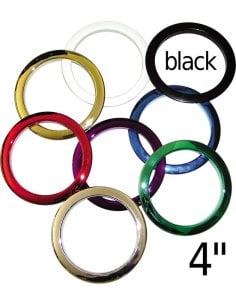 BASS DRUM O'S HBL4 BASS PORT "O" 4 POLLICI BLACK