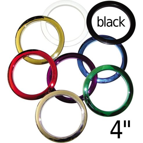 BASS DRUM O'S HBL4 BASS PORT "O" 4 POLLICI BLACK
