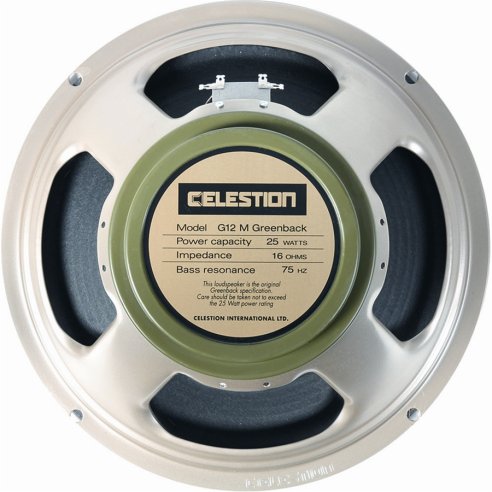 CELESTION G12M GREENBACK 16 OHMS 25W