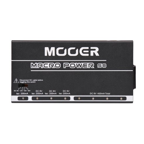 MOOER MACRO POWER S8 POWER SUPPLY UNIT UP TO 8 PEDALS