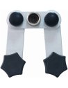 QUIK LOK MP900 SUPPORTO REGOLABILE PER DUE MICROFONI
