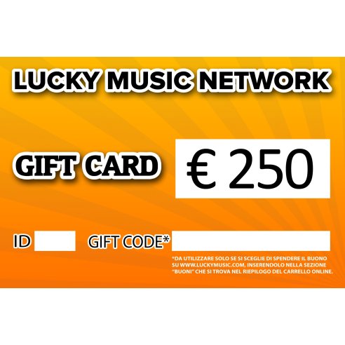 GIFT CARD LUCKY 250€