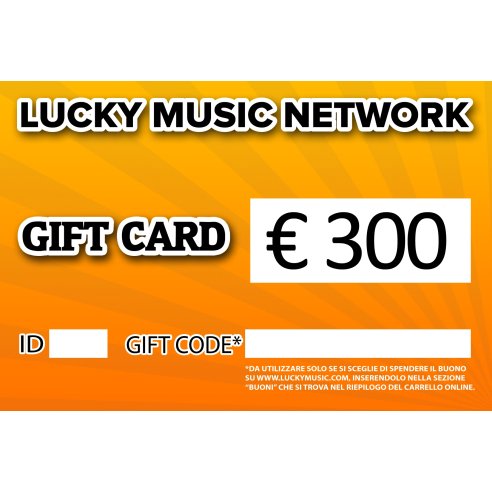 GIFT CARD LUCKY 300€