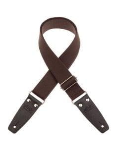 MAGRABO' STRIPE SC ENTRY MARRONE 5CM TERMINALI GRIGIO SCURO FIBBIA FERRO ANTICO
