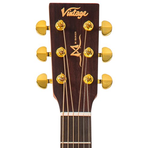 VINTAGE VE400MH DREADNOUGHT SATIN MAHOGANY