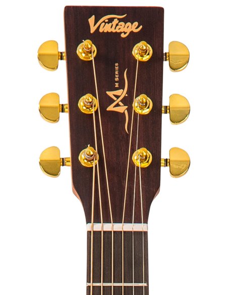 VINTAGE VE400MH DREADNOUGHT SATIN MAHOGANY
