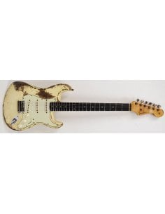 FENDER LTD '60 DUAL MAG II STRAT SUPER HEAVY RELIC AGED WHITE