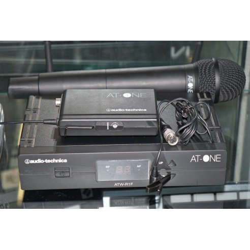 AUDIO TECHNICA ATW13F PALMARE + LAVALIER +...