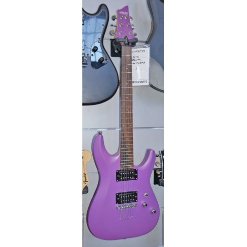 SCHECTER C-6 DELUXE SATIN PURPLE