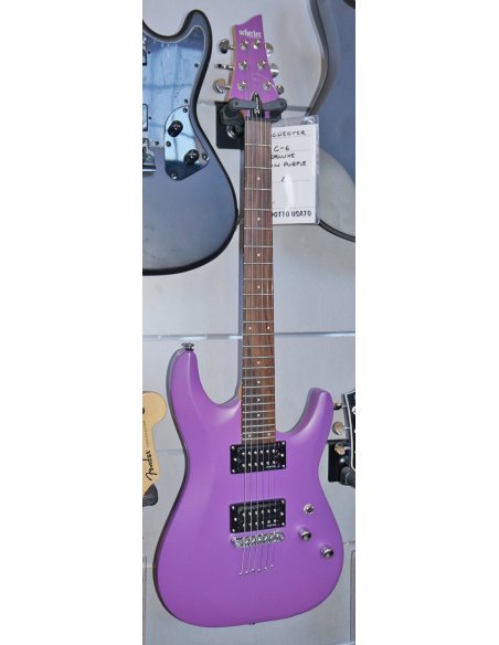 SCHECTER C-6 DELUXE SATIN PURPLE