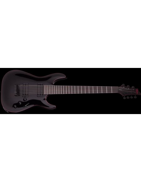 SCHECTER BLACKJACK C-7 BLACK