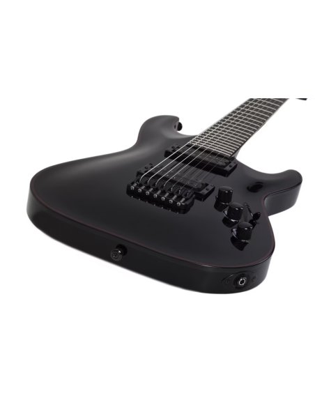 SCHECTER BLACKJACK C-7 BLACK