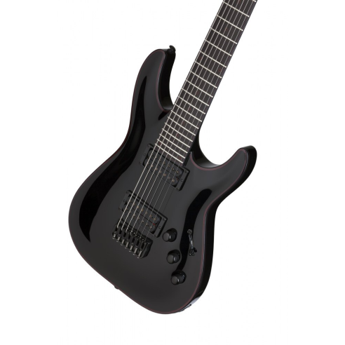 SCHECTER BLACKJACK C-7 BLACK