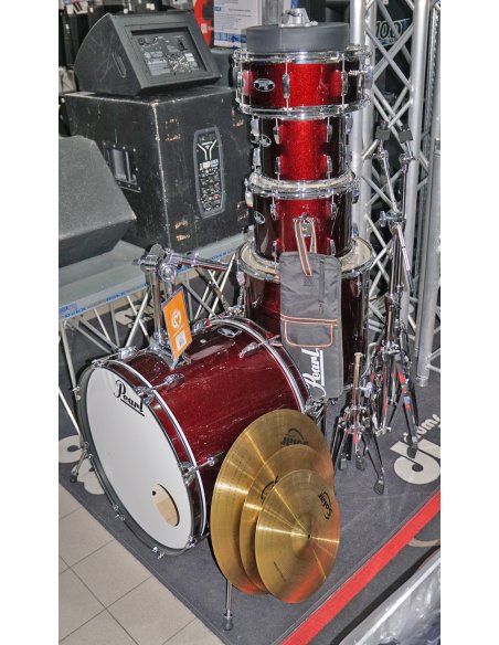 PEARL ROADSHOW 22" 10" 12" 16" RULLANTE 14" HARDWARE,PIATTI SOLAR & SEGGIOLINO