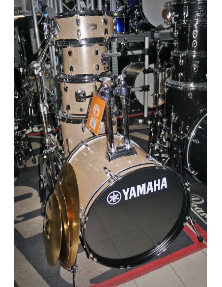 YAMAHA RAYDEEN 20" 10" 12" 14" RULLANTE 14" HARDWARE & SET PIATTI PAISTE 101