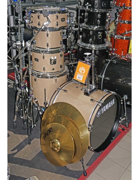YAMAHA RAYDEEN 20" 10" 12" 14" RULLANTE 14" HARDWARE & SET PIATTI PAISTE 101